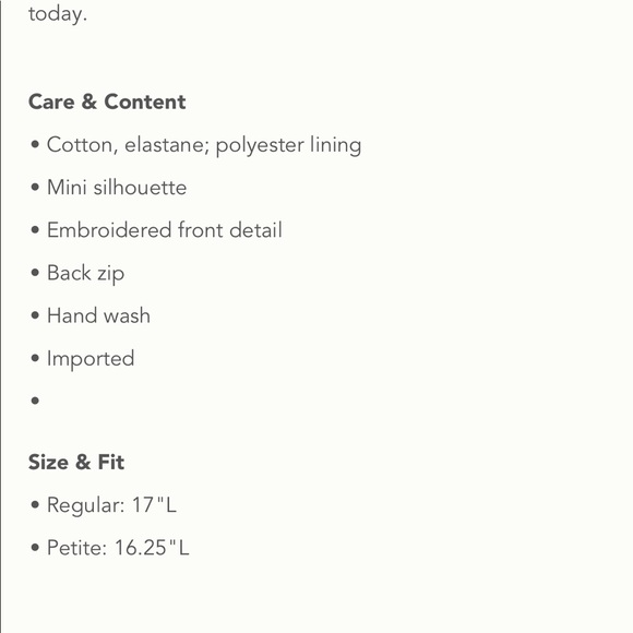 Anthropologie ari + Ali embroidered mini size L - Picture 2 of 5